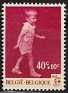 Belgium 1963 Personajes 40+10C Rojo Scott B740